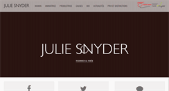Desktop Screenshot of juliesnyder.ca
